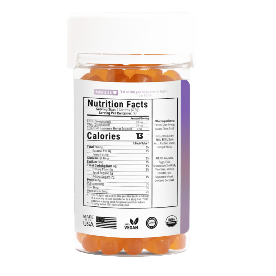 50MG Pain Gummies Max Strength