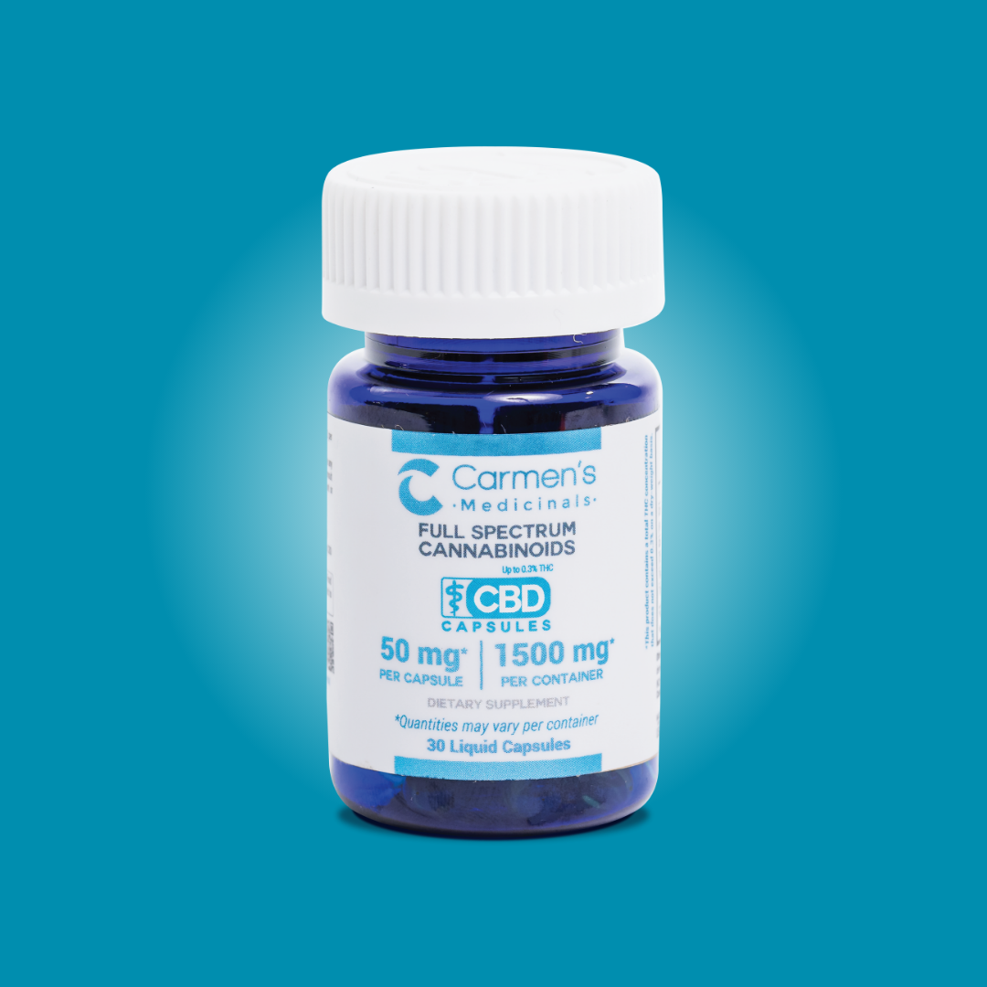 CBD Capsules - 50mg – Carmens Medicinals