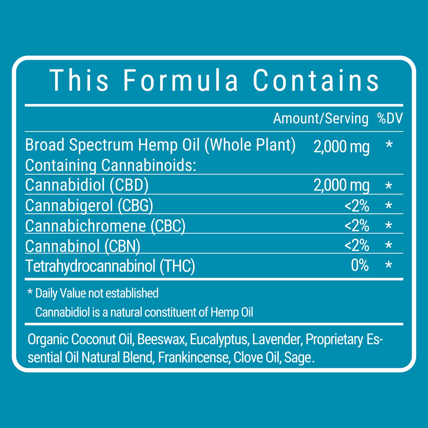 Salve Stick - 2000mg CBD