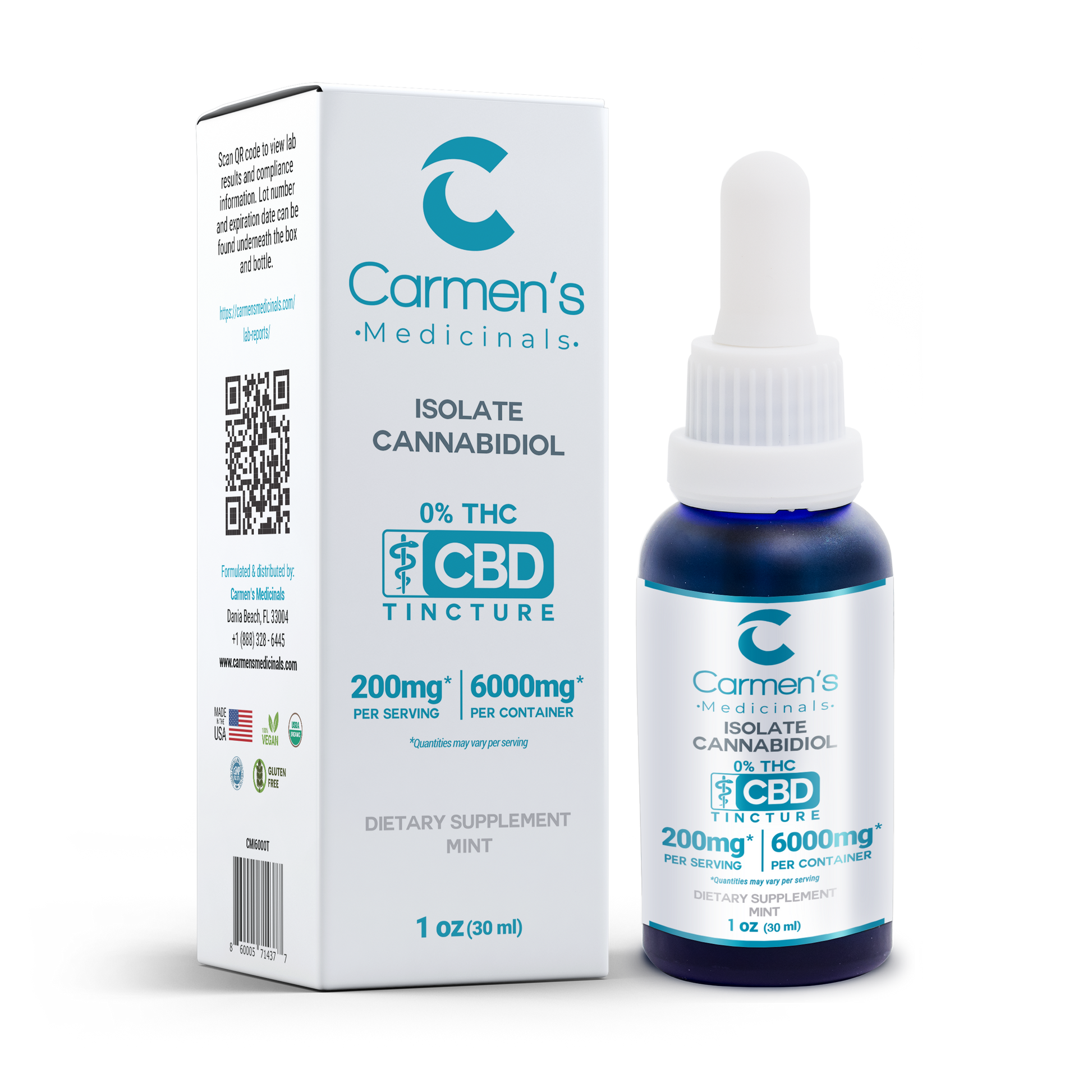 Isolate CBD Oil - 6000mg – Carmens Medicinals Isolate CBD Oil - 6000mg – Carmens Medicinals