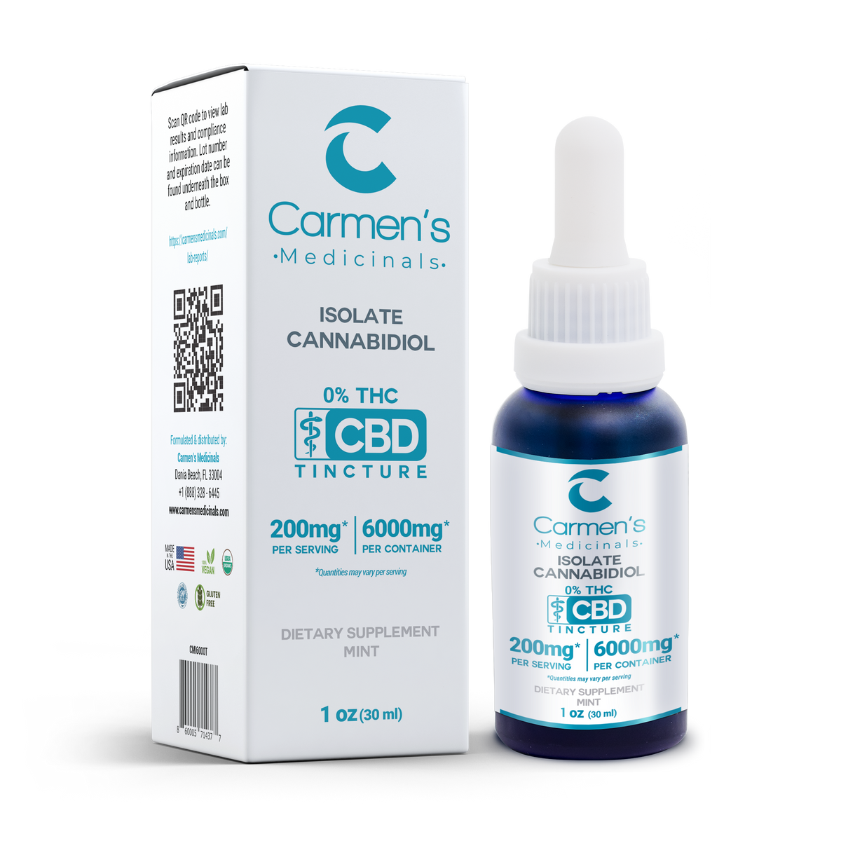 Isolate CBD Oil - 6000mg – Carmens Medicinals Isolate CBD Oil - 6000mg – Carmens Medicinals