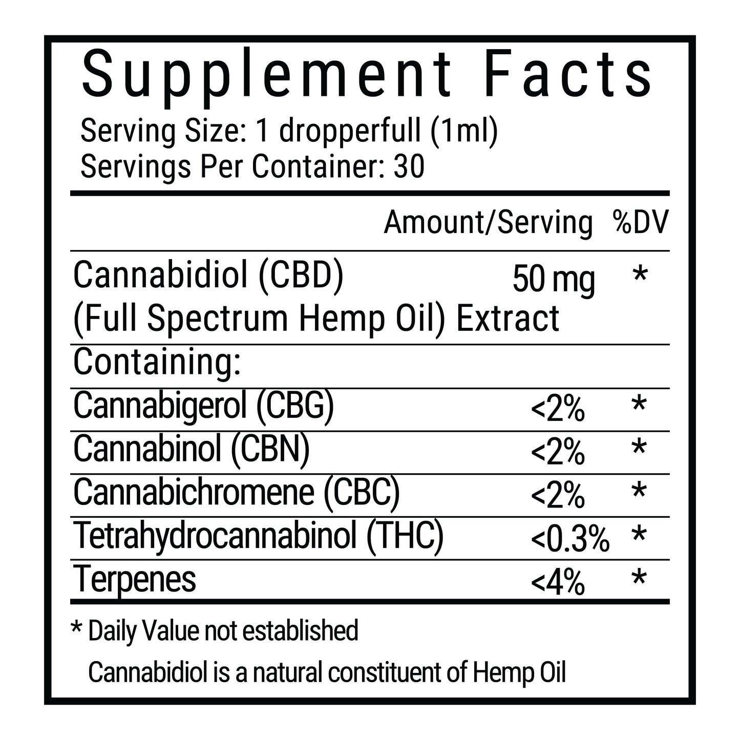 CBD Oil - 1500mg