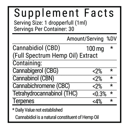 CBD Oil - 3000mg