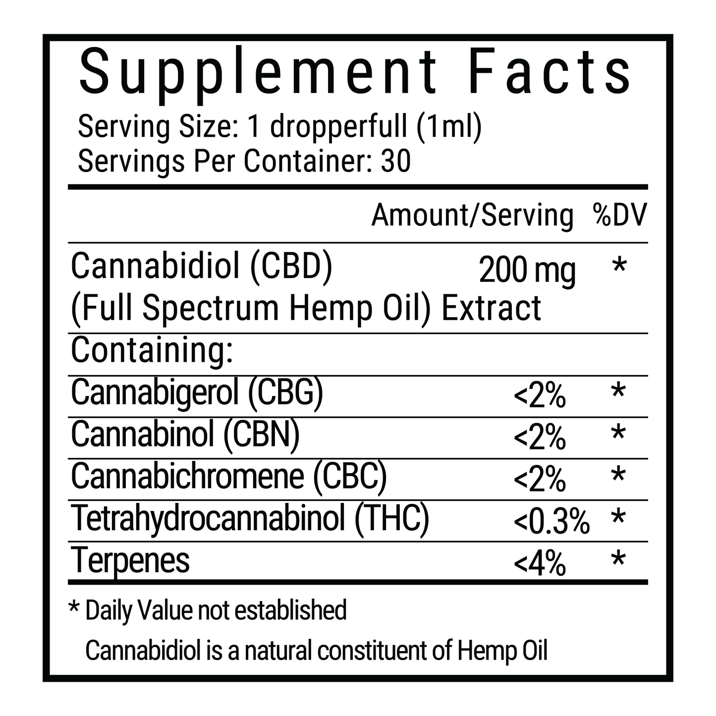 CBD Oil - 6000mg