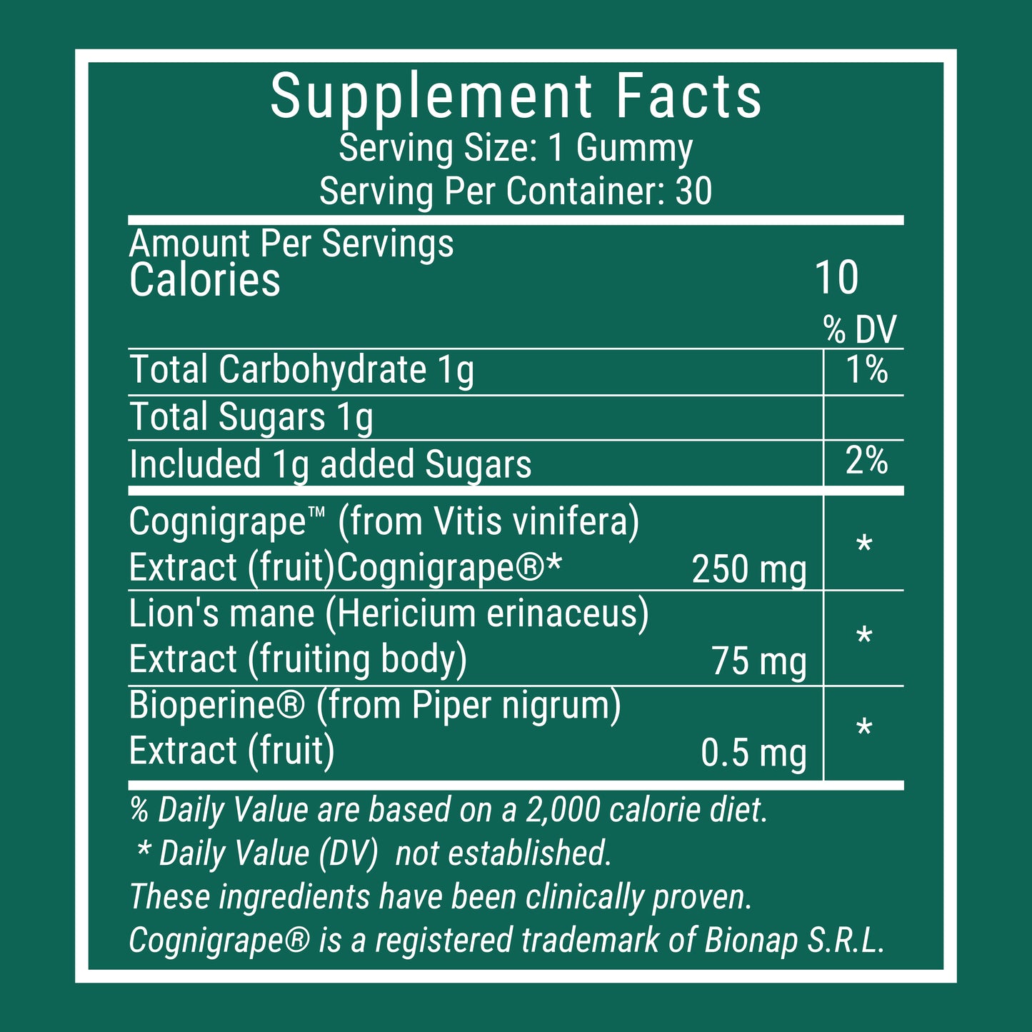 Focus Gummies - Brain & Memory Support
